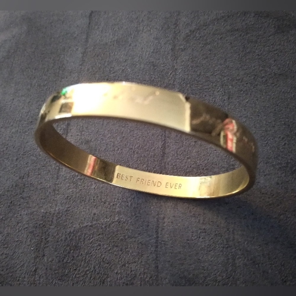 Kate Spade 12K gold BFF Bangle